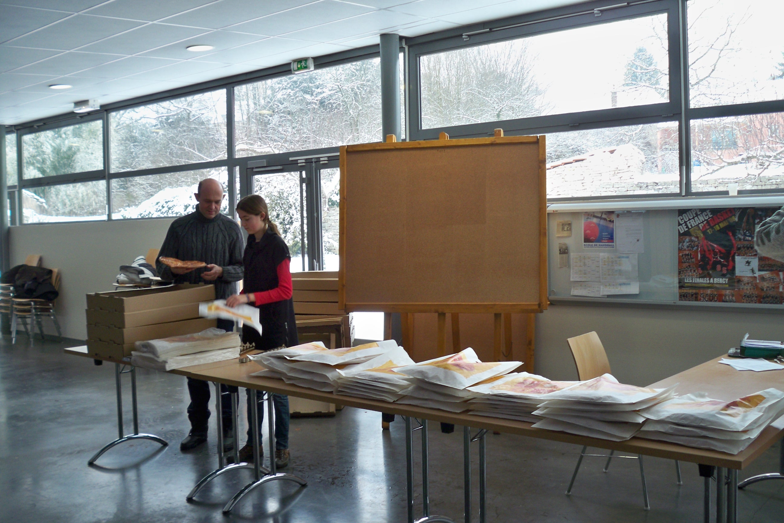 Galettes 2010 - mise en sac