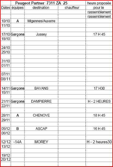 Planning bus 7311_ZA_25
